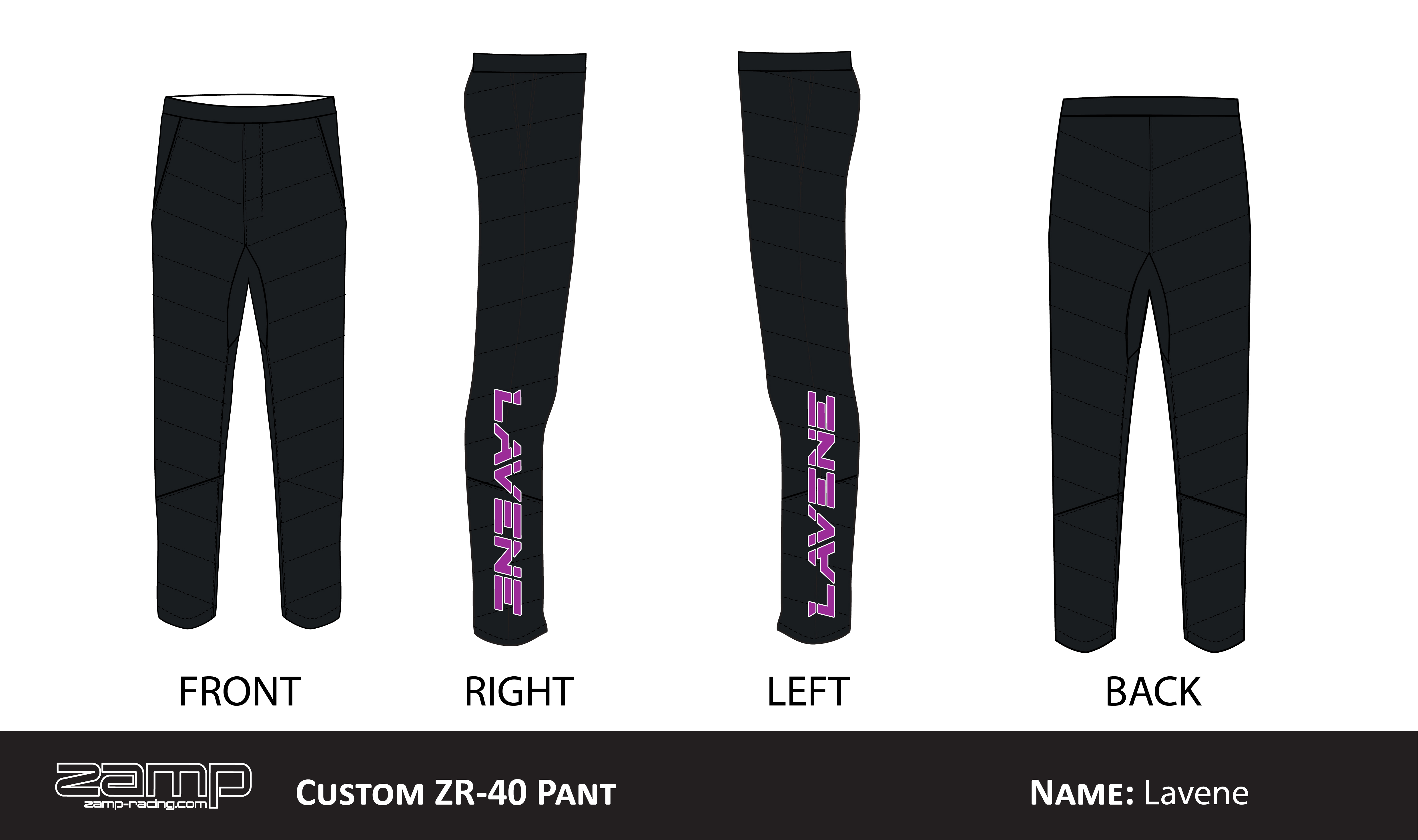 Custom Zamp racing suit
