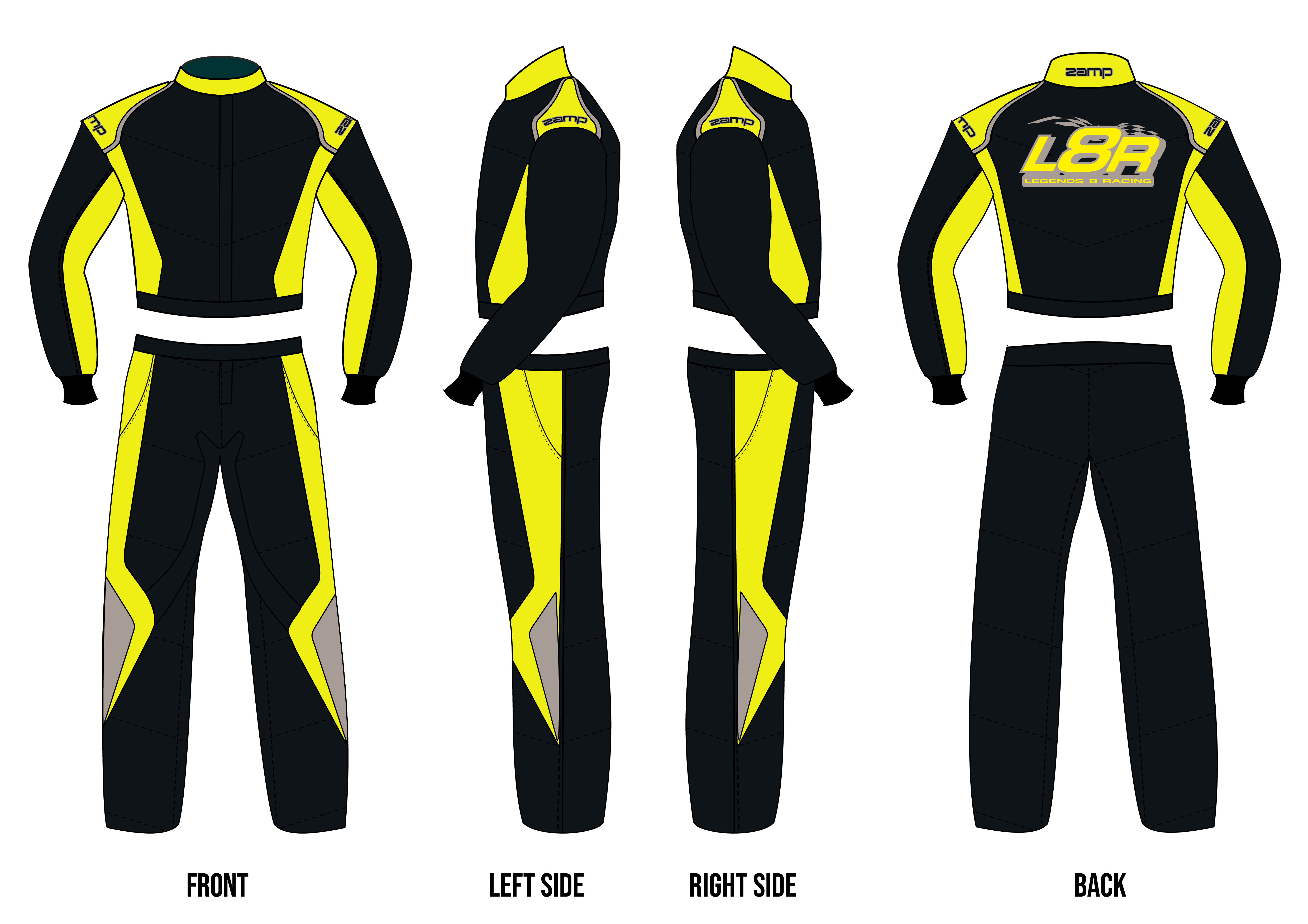 Custom Zamp racing suit