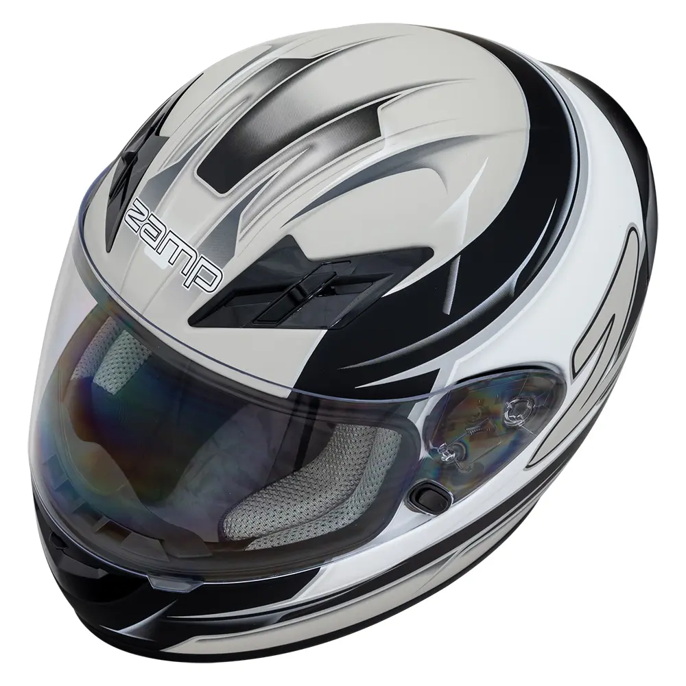 FS-9 Matte Gray Graphic Helmet