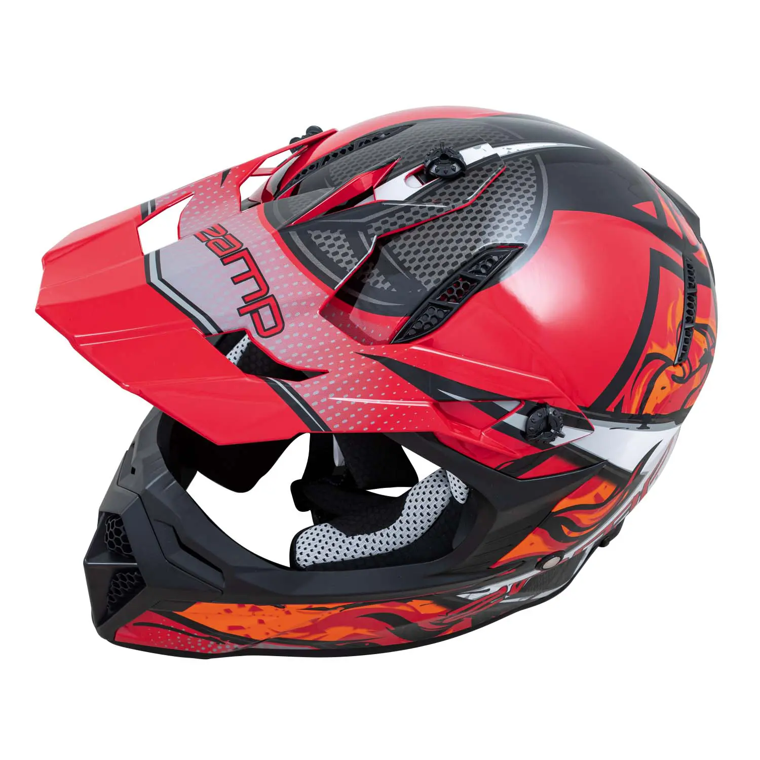 FS-9 Matte Gray Graphic Helmet