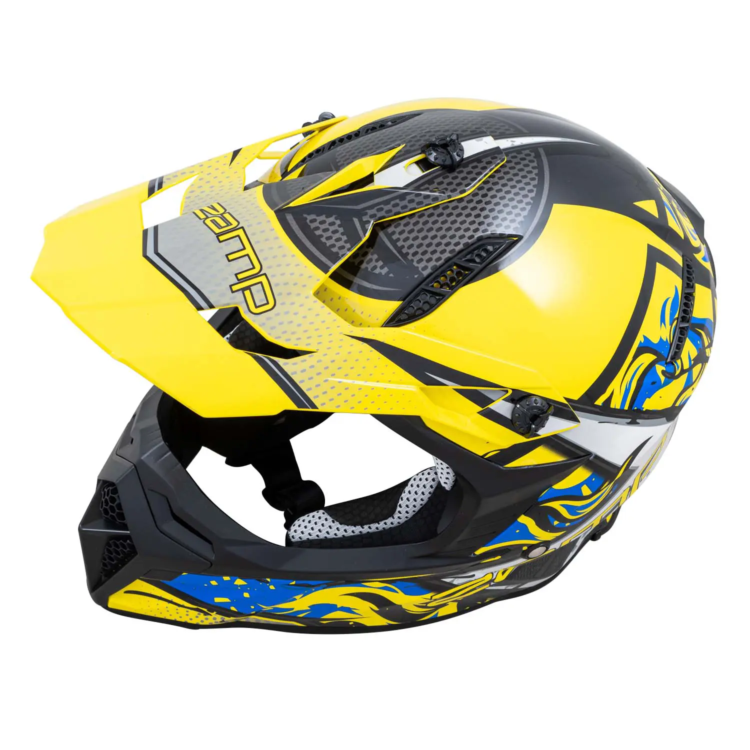 FS-9 Blue Graphic Helmet