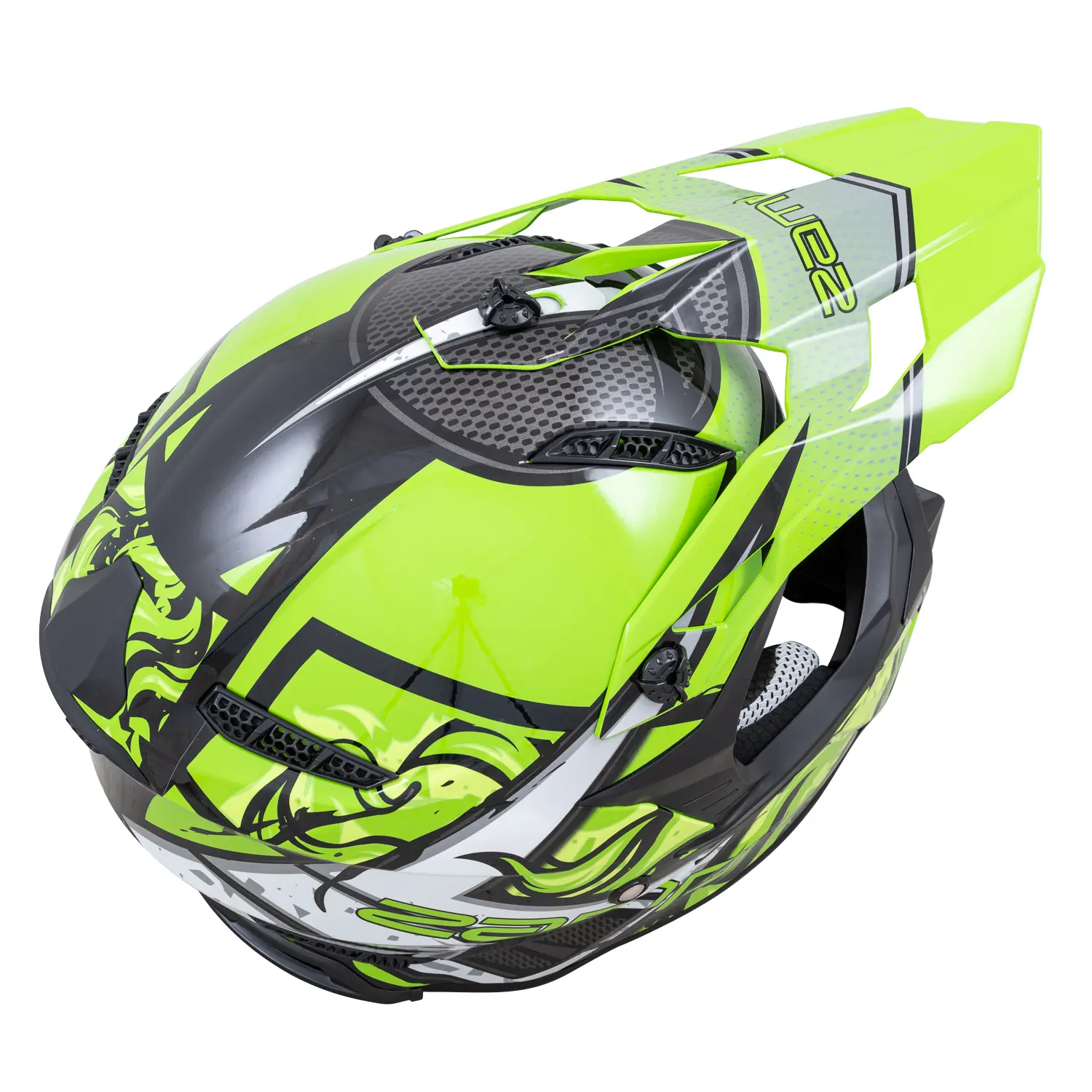 FS-9 Orange Graphic Helmet