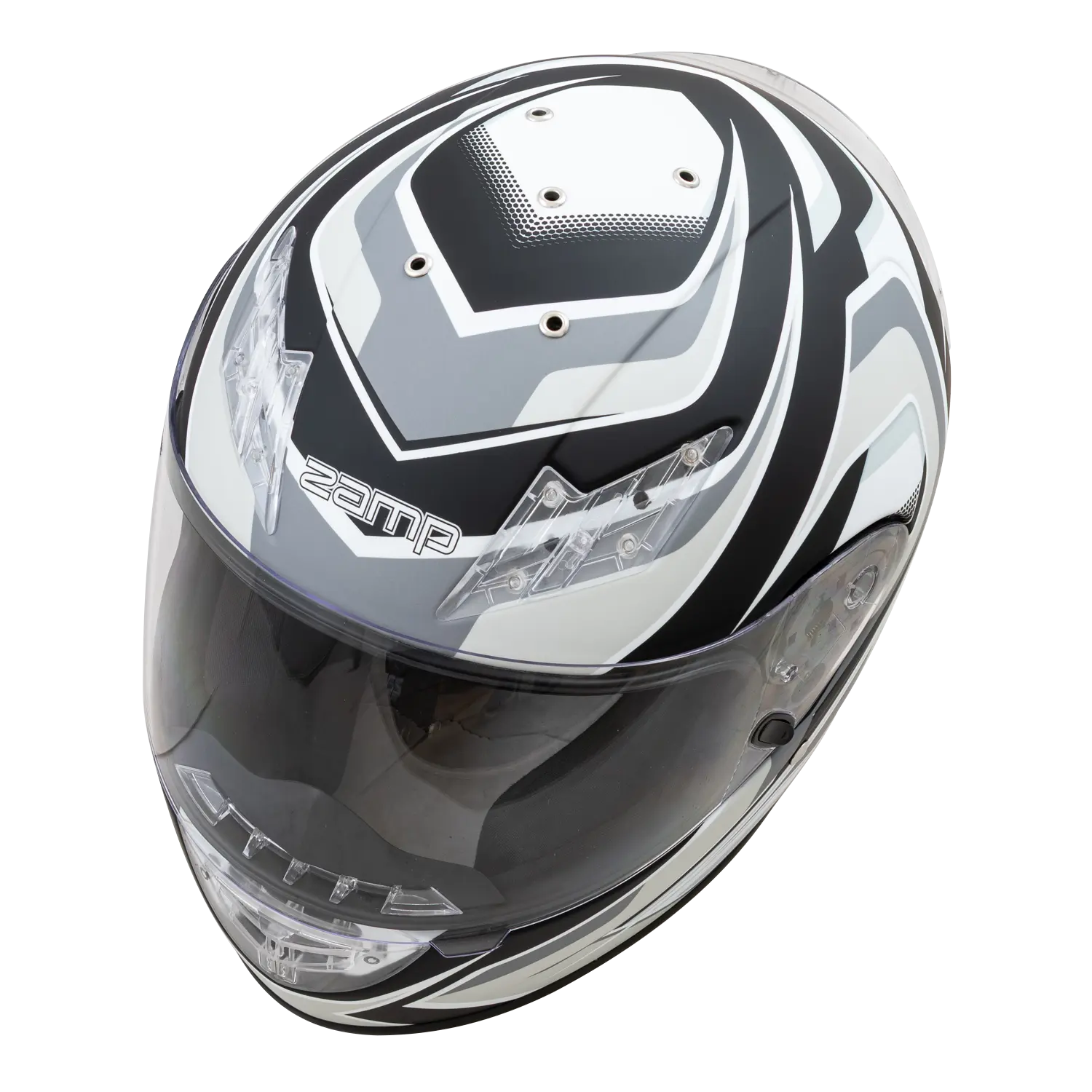 FS-10 Matte Gray Graphic Helmet