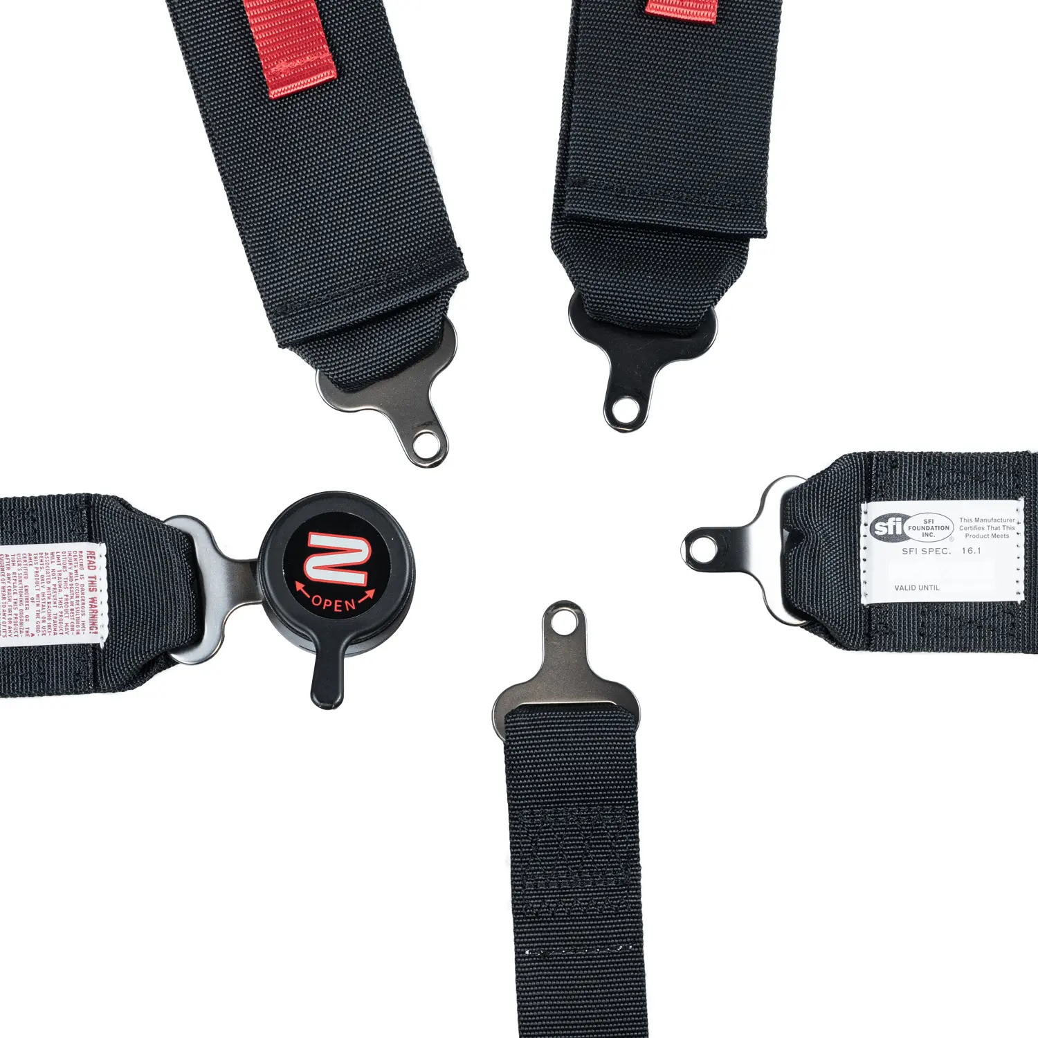 SFI 16.1 3in/2in 5-pt Seat Harness
