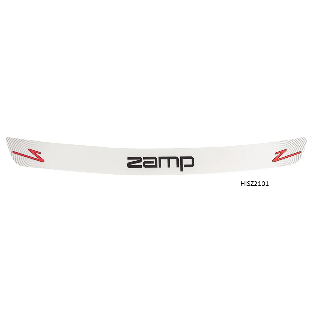 Zamp Visor Sticker New White