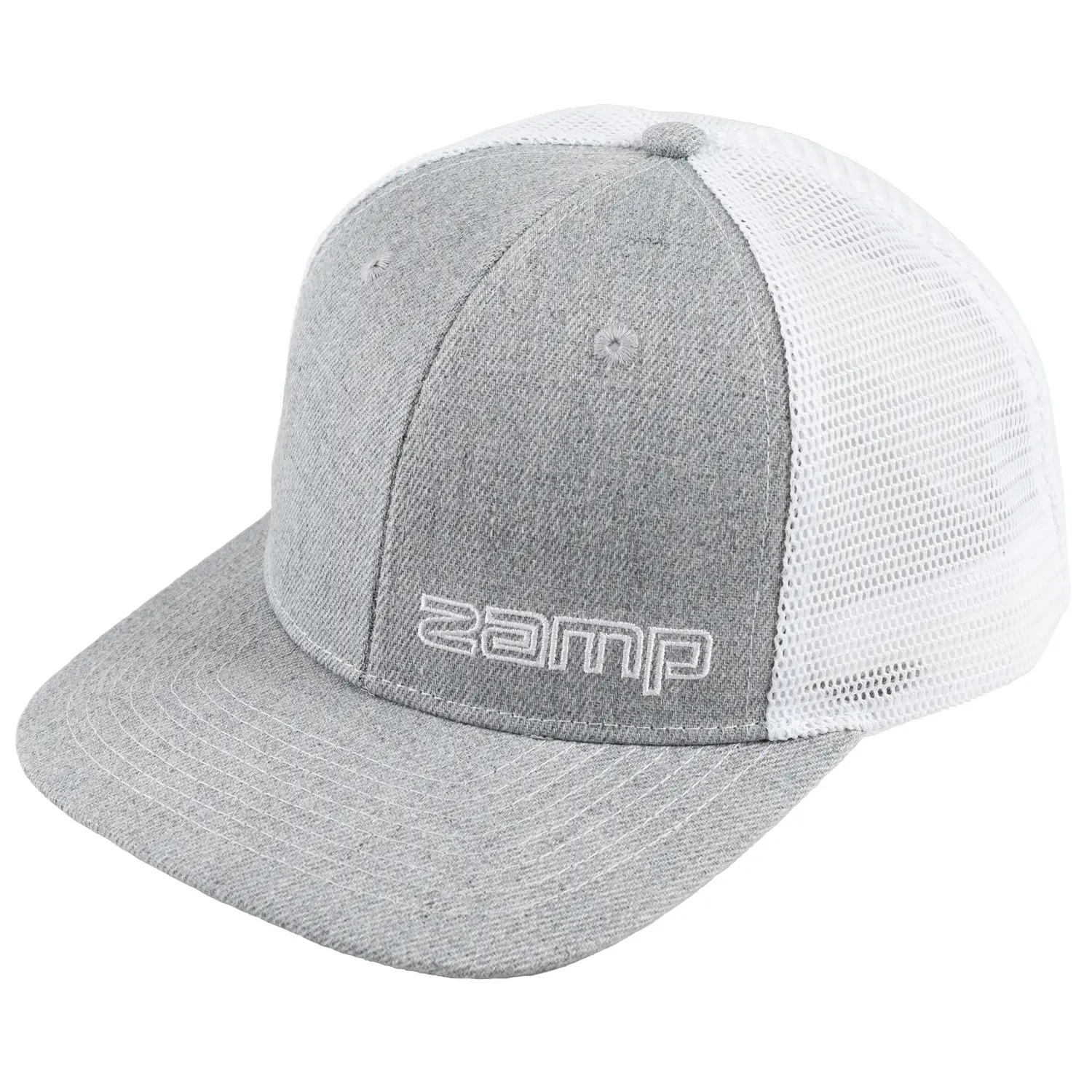 Gray/White Zamp Racing Hat