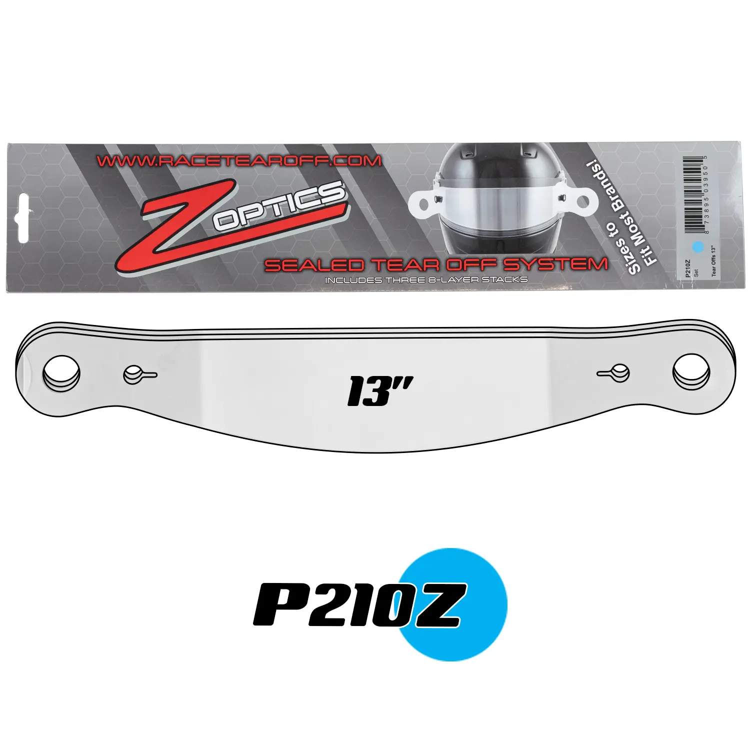 P210Z 13in Laminated Tear Offs