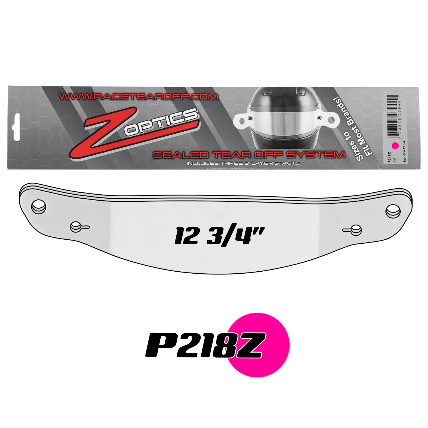 P218Z 13in Laminated Tear Offs